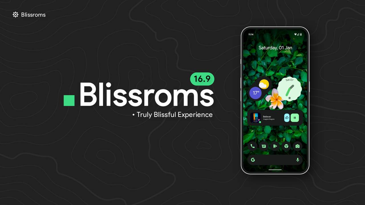 BlissRoms 16.9 codenamed Typhoon now available